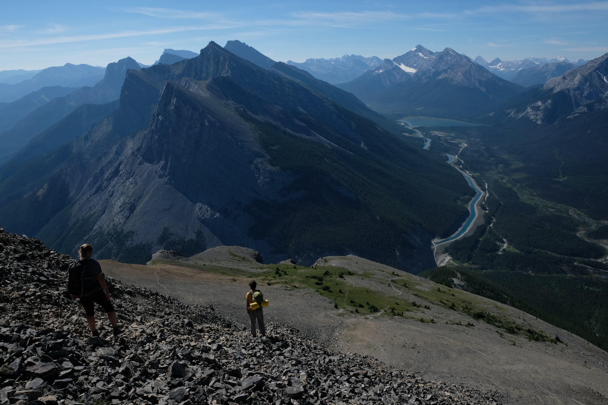 Randonnées pédestres en montagne à Canmore, Alb. Image