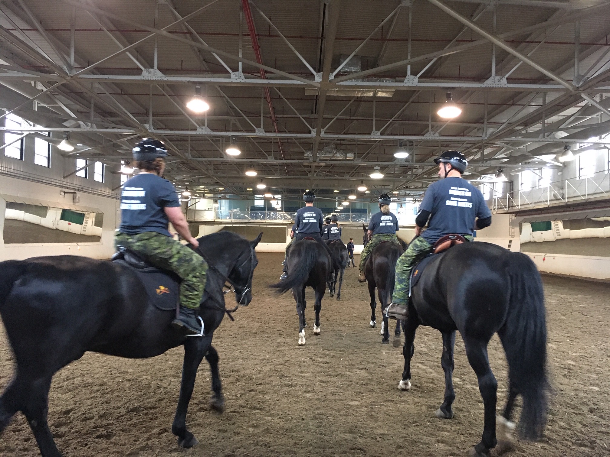 Équestre Flatlanders Saddle-up à Winnipeg, Man. Image