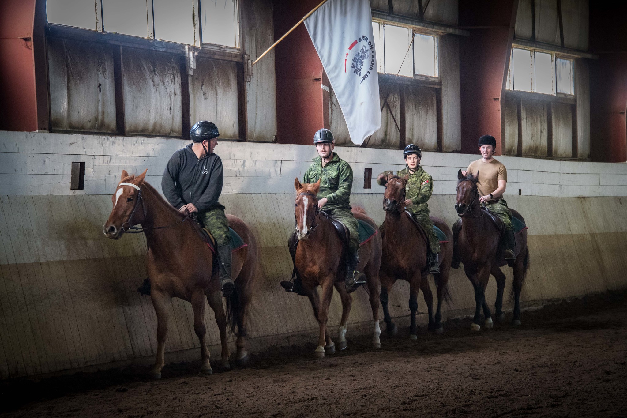 Camp d’équitation à Chicoutimi, Qué. Image