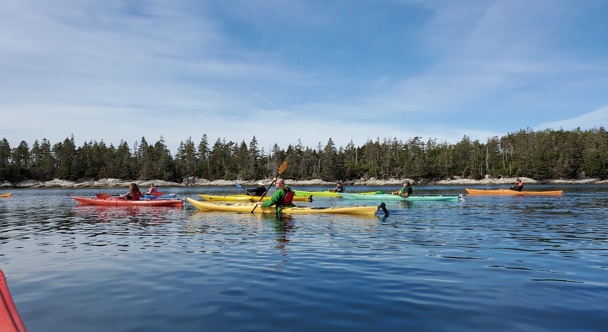 Kayak au parc provincial Mactaquac, N.-B. Image