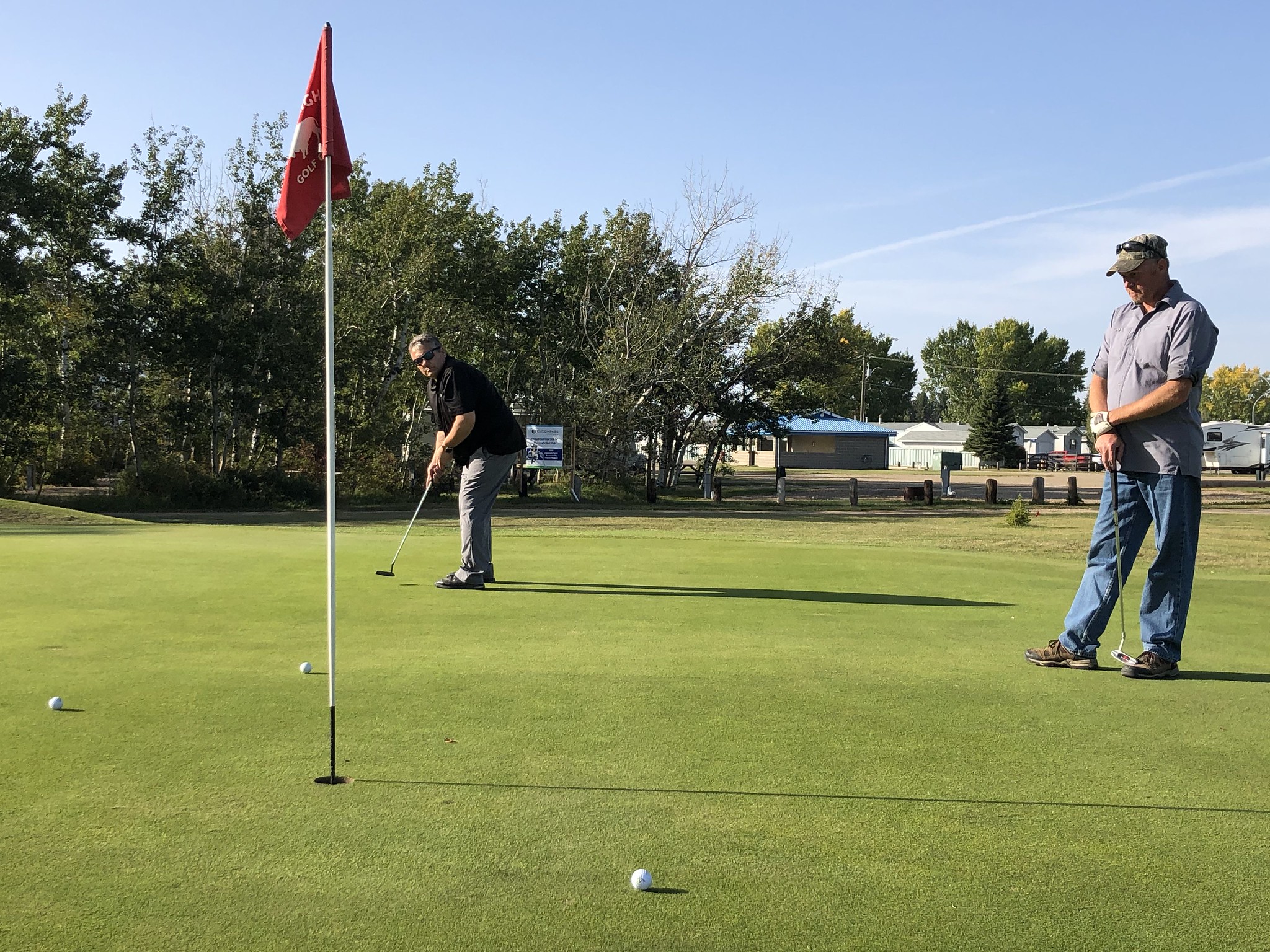 Golf à Wainwright, Alb. Image