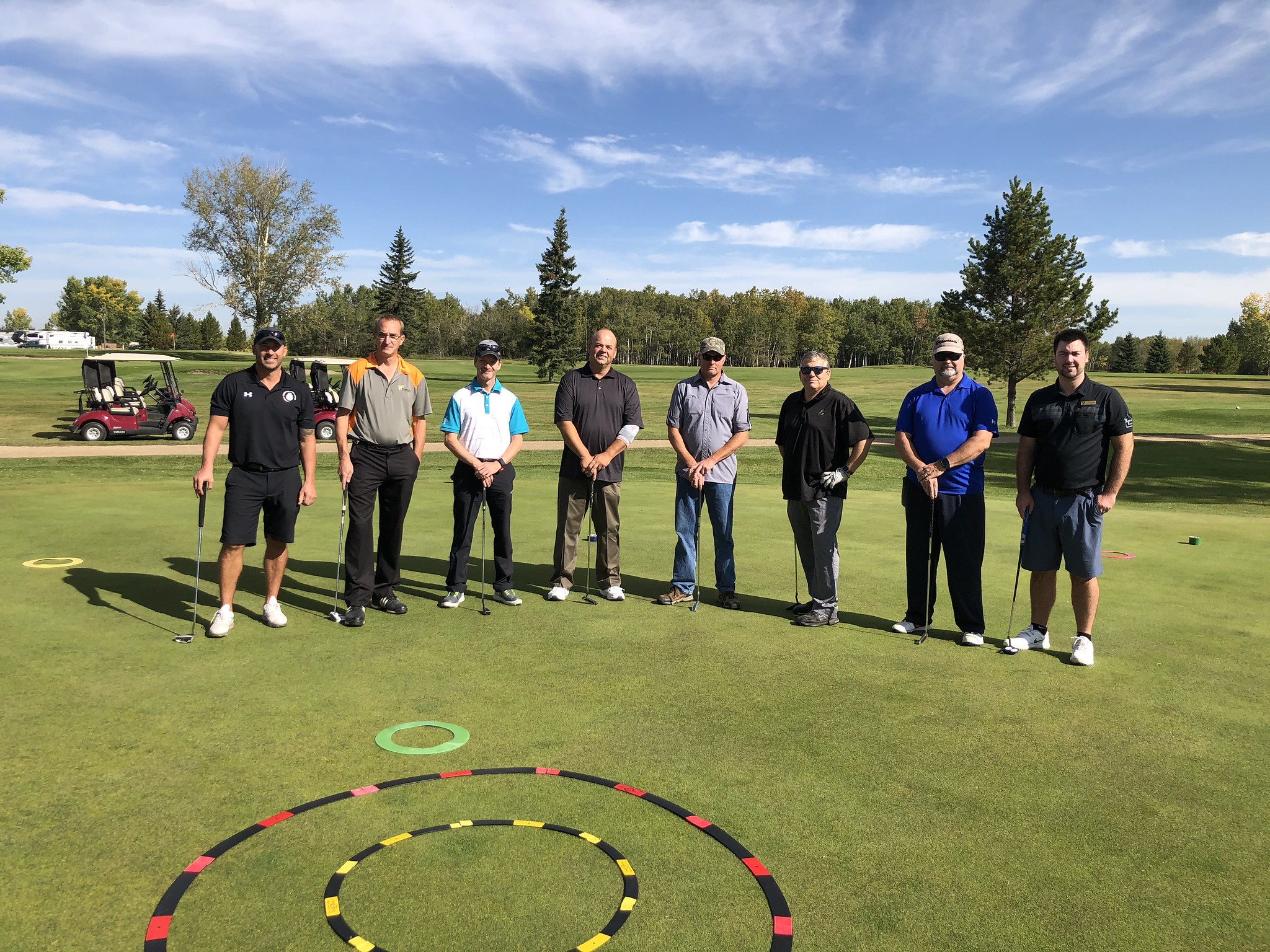 Journée de golf à Wainwright, Alb. Image