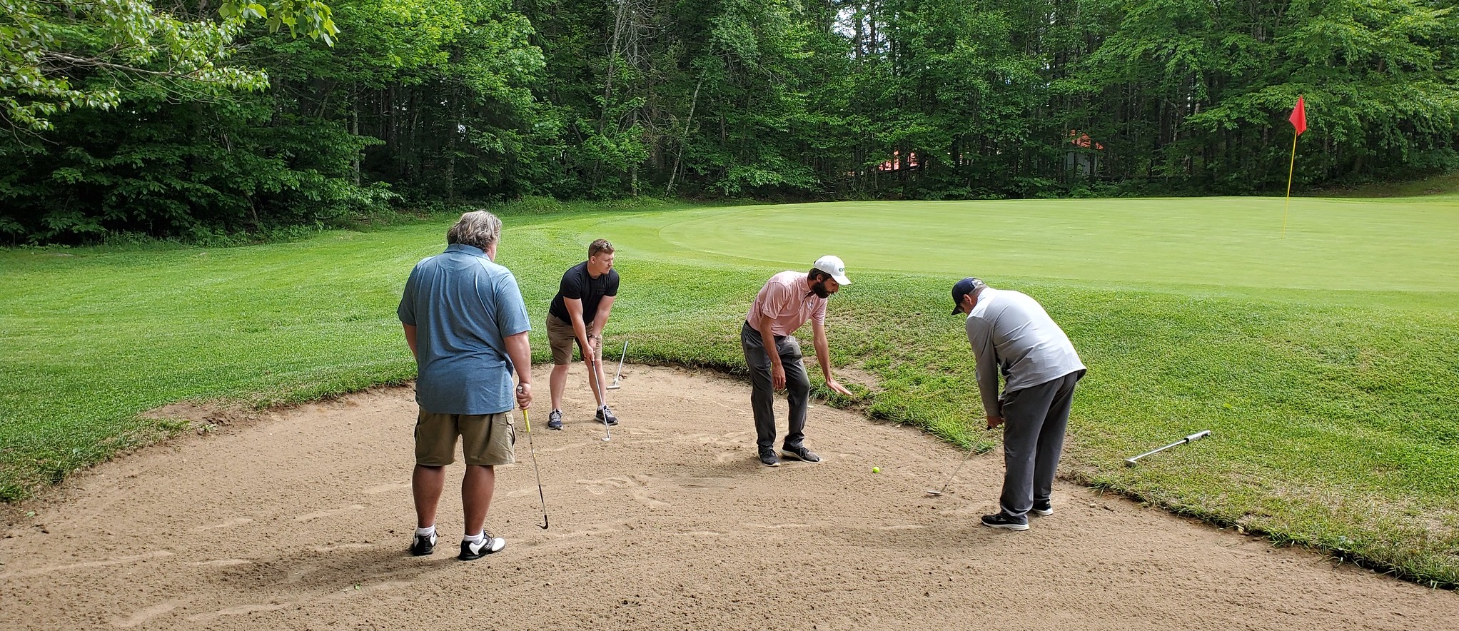Camp de golf à Stoneham-et-Tewkesbury, Qué. Image