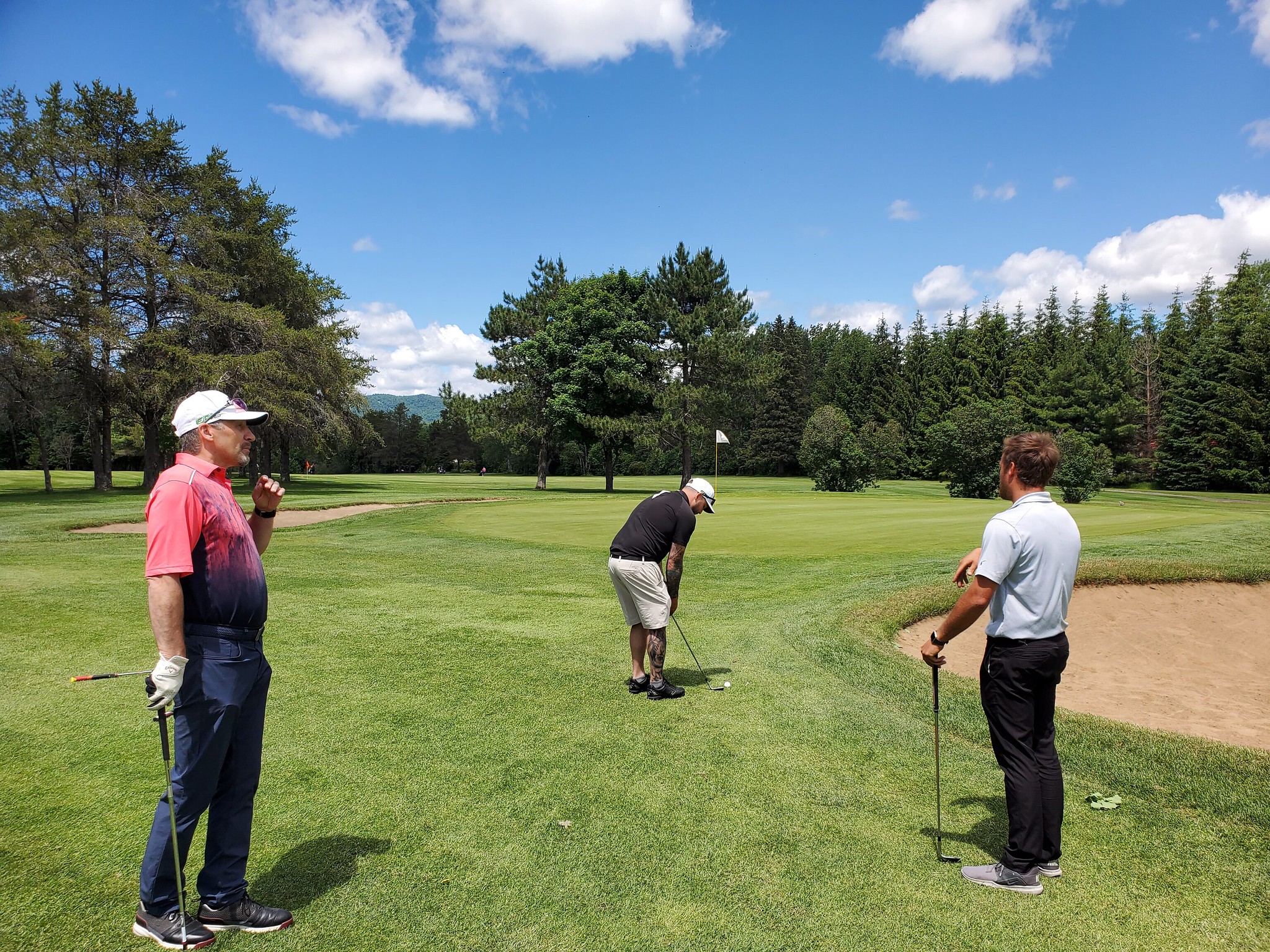Journée de golf à Comox, C.-B. Image