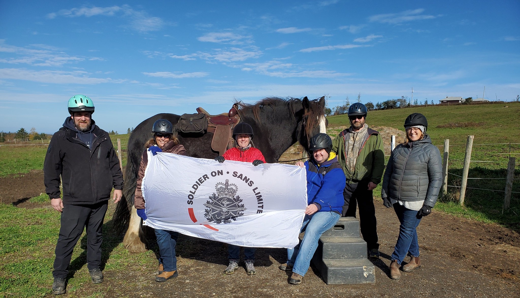 Camp d’équitation à Saint-Gabriel-de-Valcartier, Qué. Image