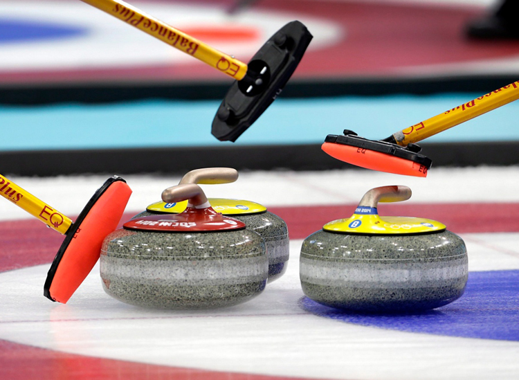 Journée de curling pour débutants et avec bâton à Oromocto, en N.-B. Image