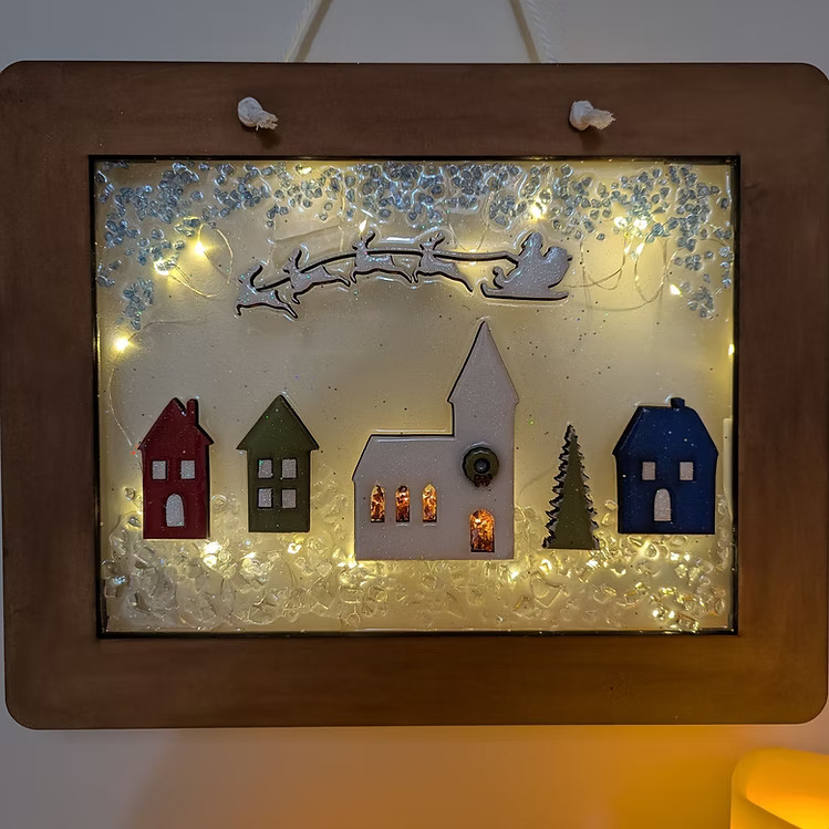 Atelier de cadre lumineux en résine sur le thème des Fêtes - 2026 - Sackville, NS