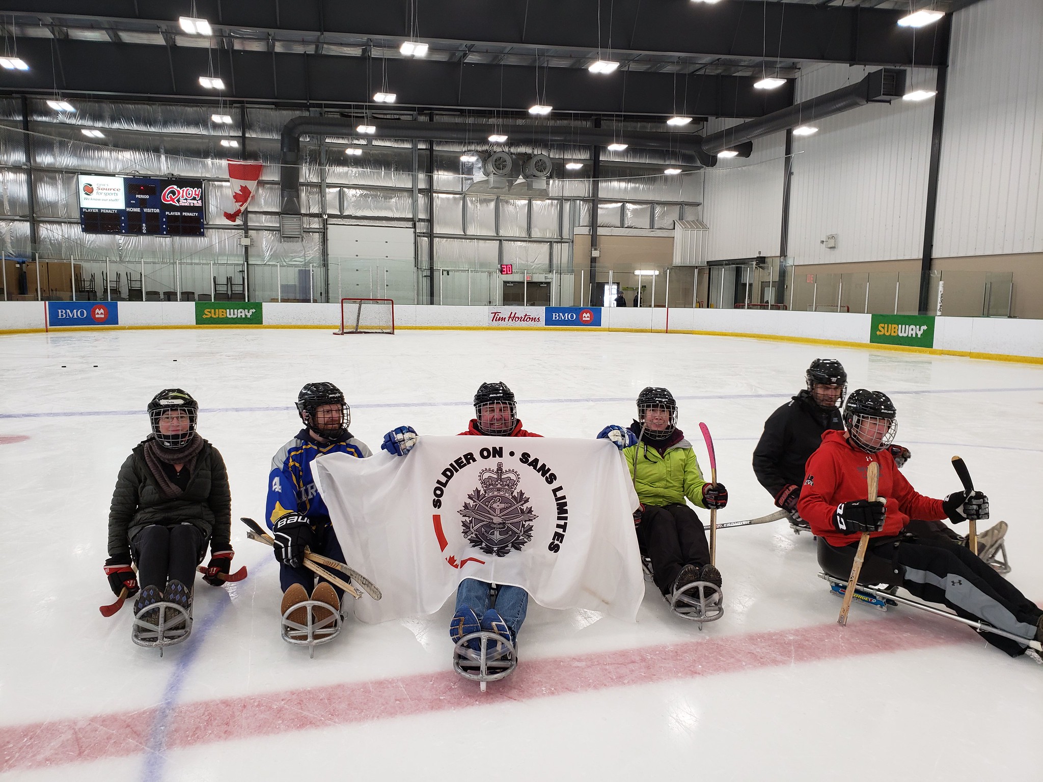 Journée de hockey sur luge à Shilo - Shilo, MB