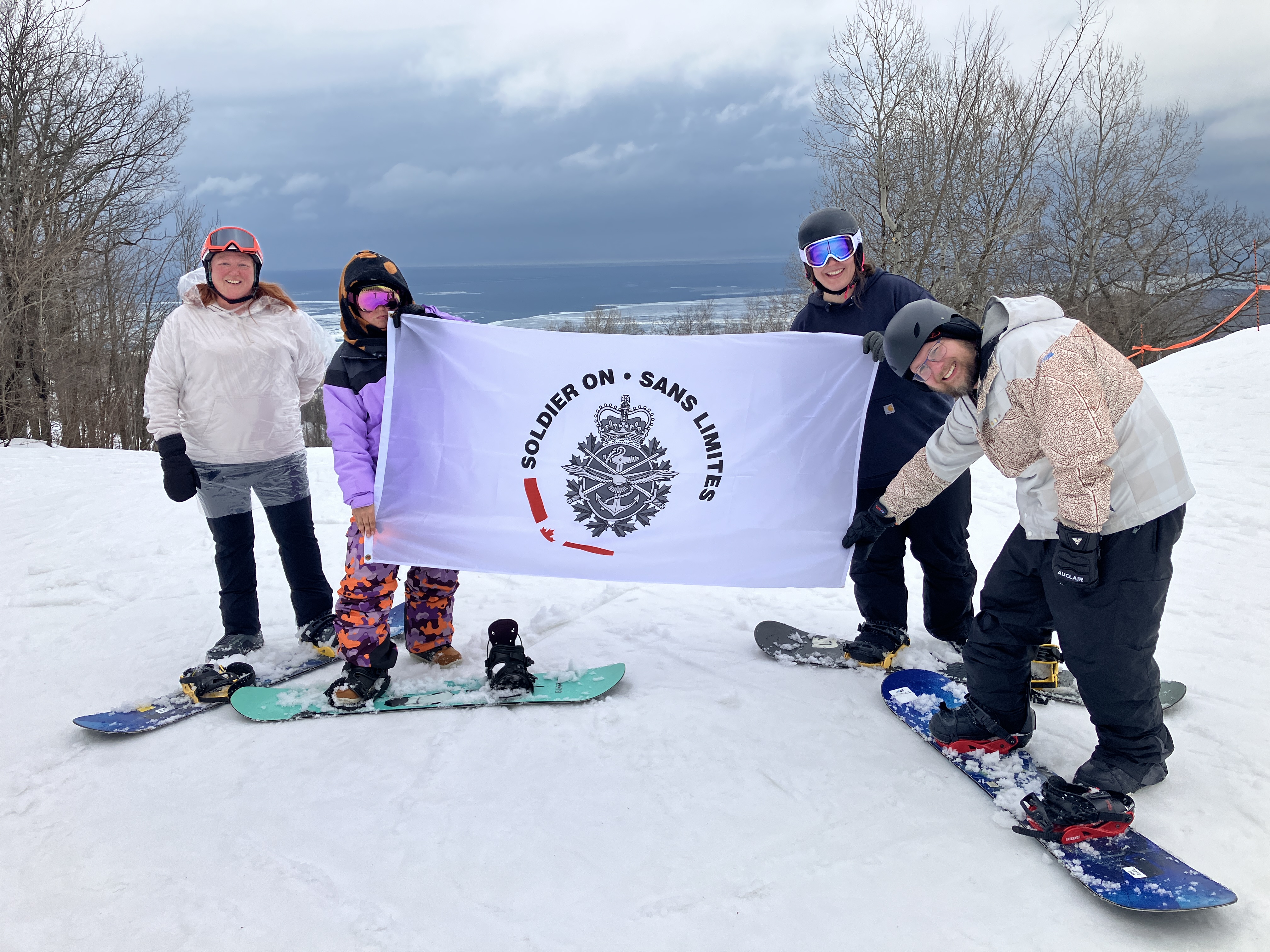 Camp de ski/planche à neige dans la région de Calgary